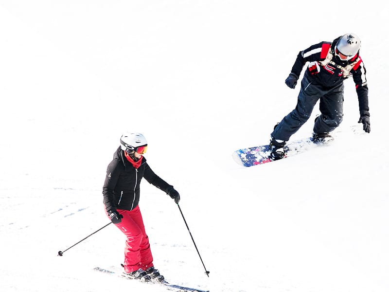 Esquí o snowboard: ¿cuál de los dos es más difícil?